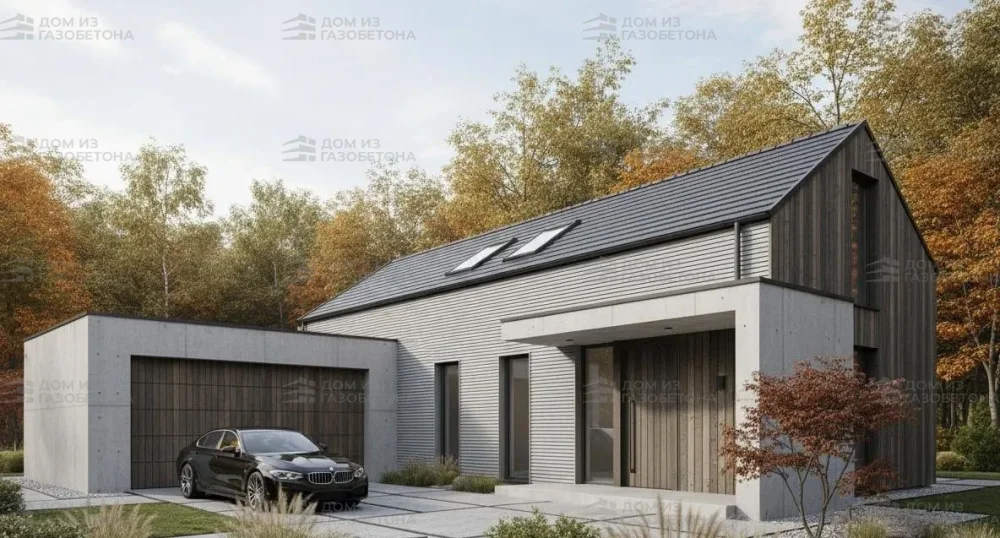 Проект Одноэтажный дом 16 на 11, 127 м2