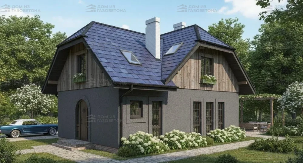 Проект Двухэтажный дом 12 на 10, 155 м2