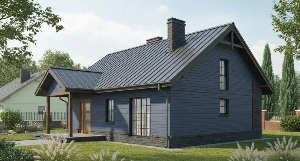 Проект Одноэтажный дом 11 на 9, 75 м2