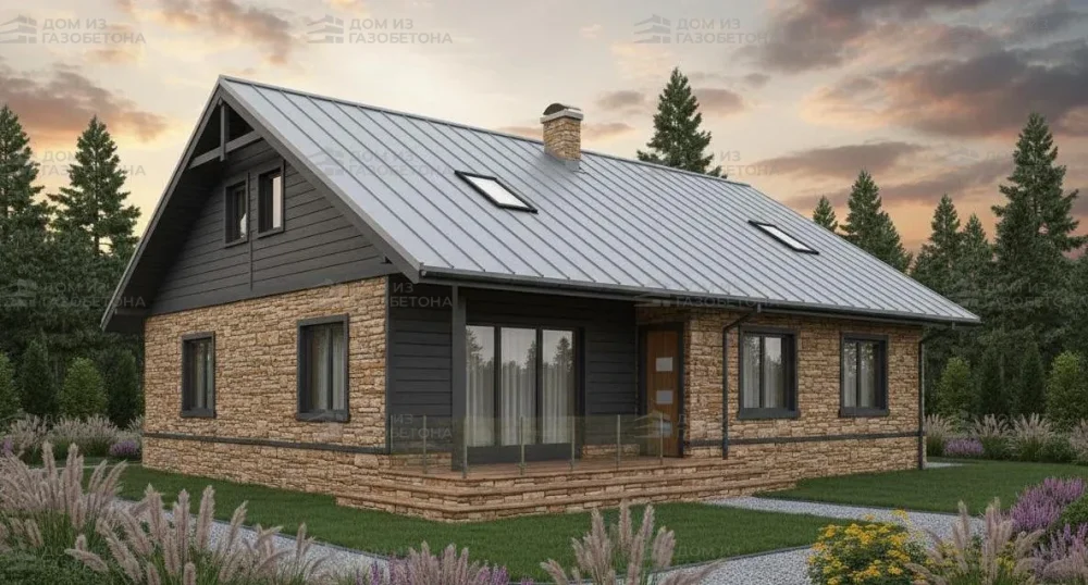 Проект Двухэтажный дом 14 на 19, 221 м2