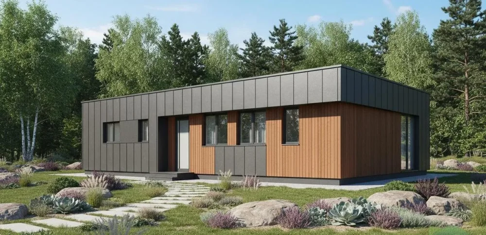 Проект Одноэтажный дом 14 на 11, 81 м2