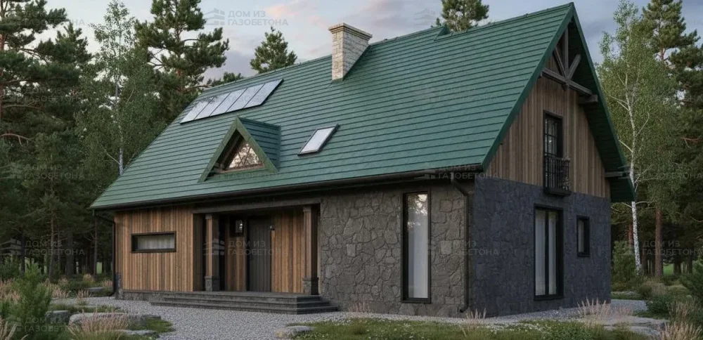 Проект Двухэтажный дом 15 на 9, 201 м2